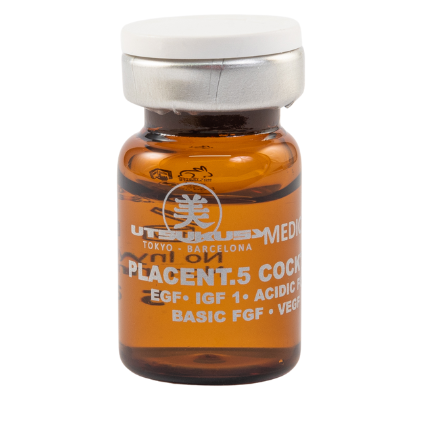 UTSUKUSY COCKTAIL SERUMAS VEIDUI, KAKLUI, DEKOLTĖ BIOLOGICS 5.0 PLACENT.5, 1X5ML