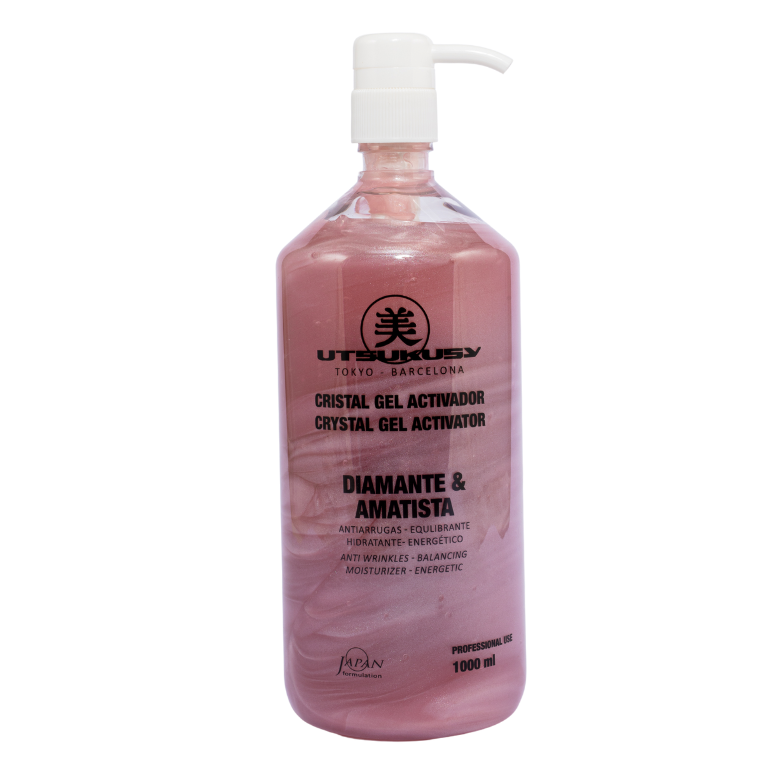 UTSUKUSY DIAMOND IR AMETHYST GEL CRYSTAL LAIDUS GELIS, AKTYVATORIUS, 1000ML