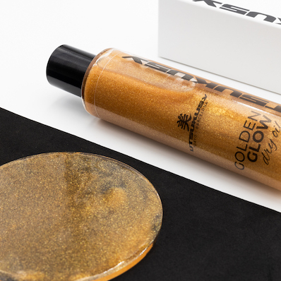 UTSUKUSY GOLDEN GLOW SAUSAS KŪNO IR PLAUKŲ ALIEJUS SU ŠVYTĖJIMO DALELĖMIS, 50ML