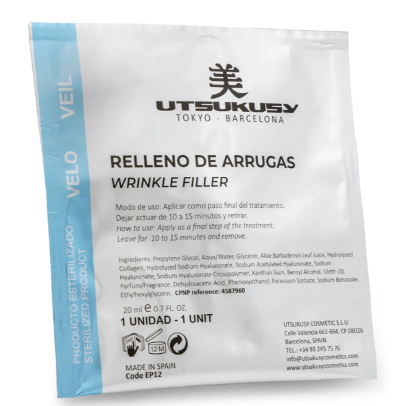 UTSUKUSY lakštinė veido kaukė Wrinkle Filler, 20ml