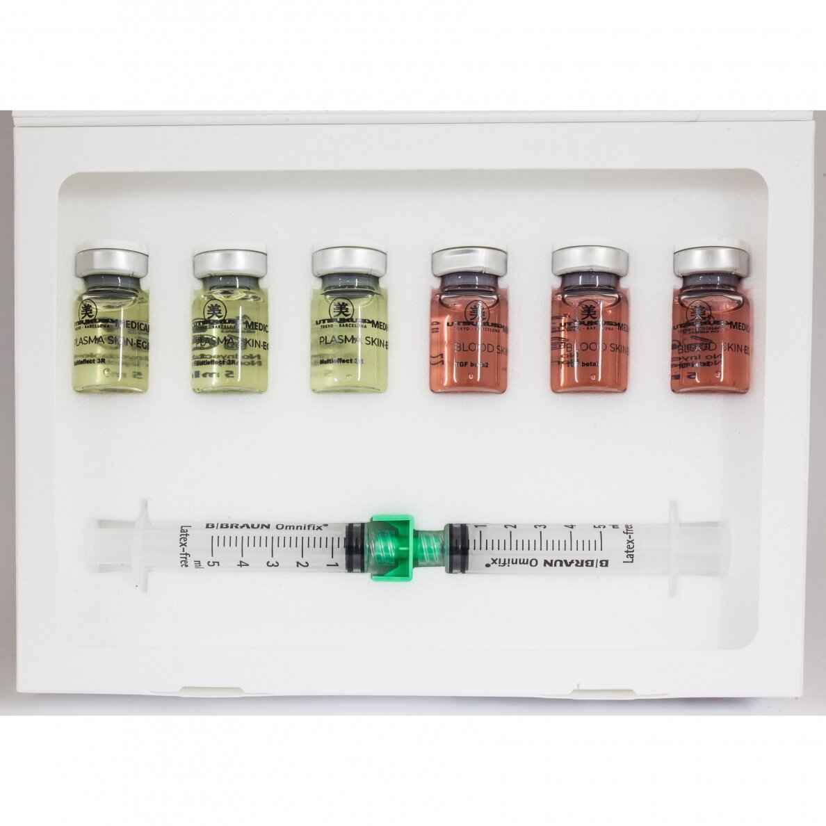 UTSUKUSY PLASMA SKIN SERUMŲ RINKINYS BLOOD SKIN + PLASMA SKIN 6 X 5ML