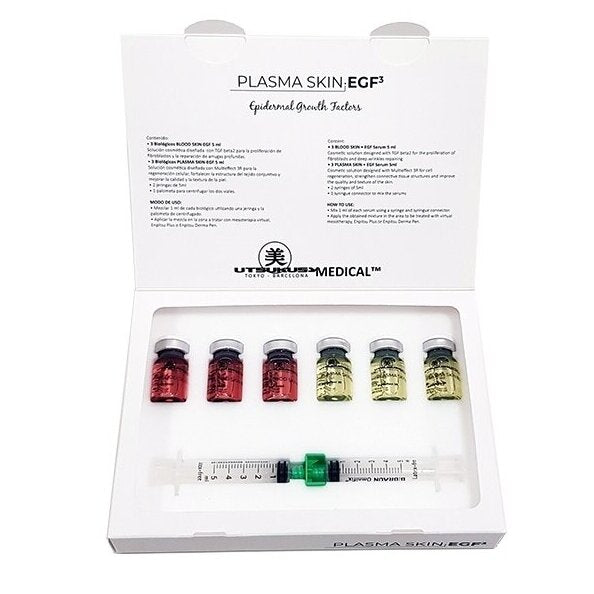 UTSUKUSY PLASMA SKIN SERUMŲ RINKINYS BLOOD SKIN + PLASMA SKIN 6 X 5ML