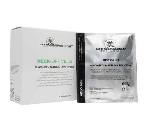 Utsukusy Necklift (smakro, kaklo, dekoltė) lakštinė kaukė, 1 vnt.