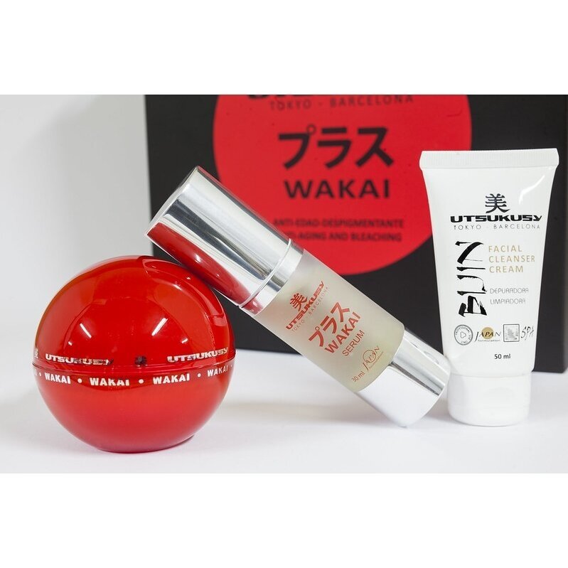 UTSUKUSY KASDIENIO NAUDOJIMO VEIDO PRIEŽIŪROS RINKINYS WAKAI DAILY CARE KIT