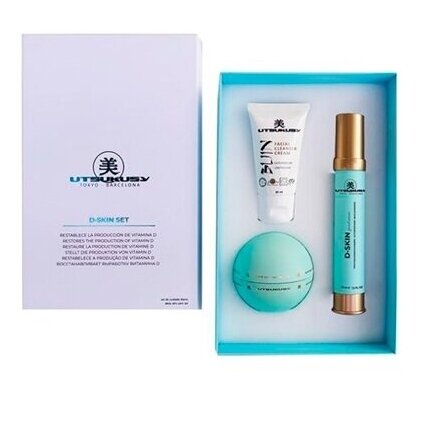 UTSUKUSY KASDIENĖS ODOS PRIEŽIŪROS RINKINYS D-SKIN DAILY CARE KIT