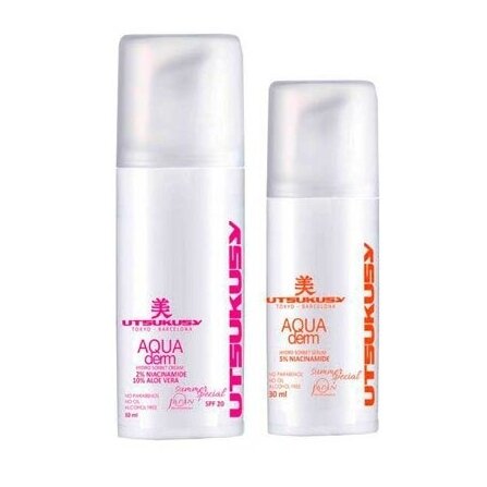 UTSUKUSY KASDIENIS ODOS PRIEŽIŪROS RINKINYS AQUA DERM HYDRO SORBET