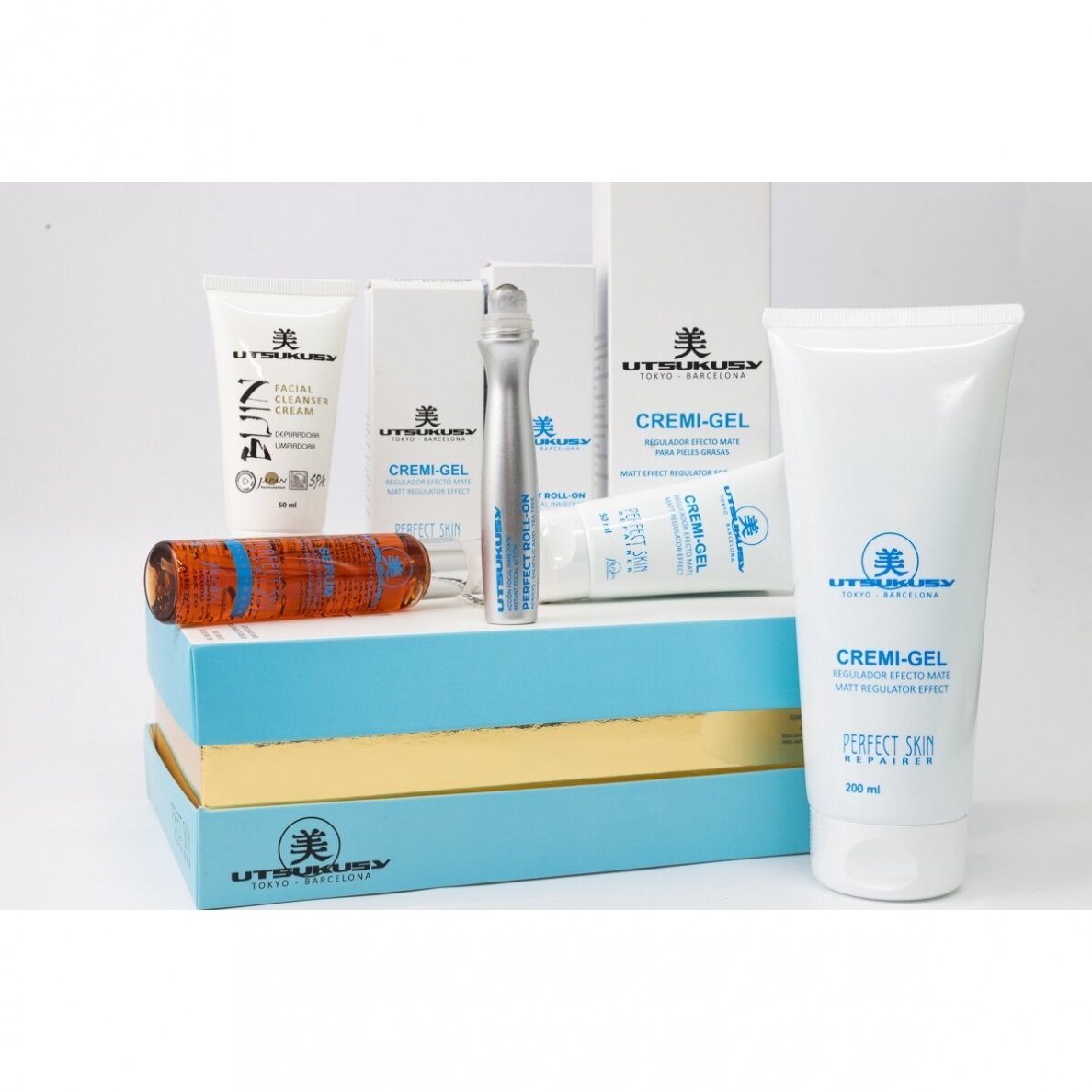 UTSUKUSY RINKINYS RIEBIAI Į AKNĘ LINKUSIAI ODAI PERFECT SKIN REPAIR