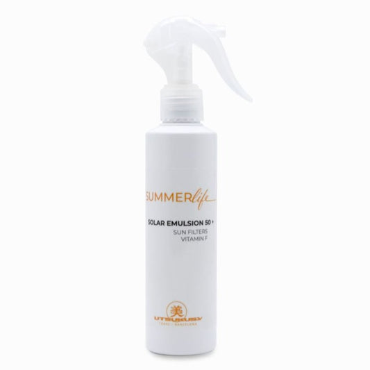UTSUKUSY SPF50 VEIDO, KAKLO, DEKOLTE EMULSIJA NUO SAULĖS, 200ML