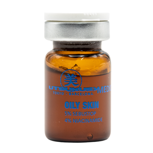 UTSUKUSY COCKTAIL SERUMAS OILY SKIN, 5% SEBUSTOP, 4% NIACINAMIDAS, 1X5ML