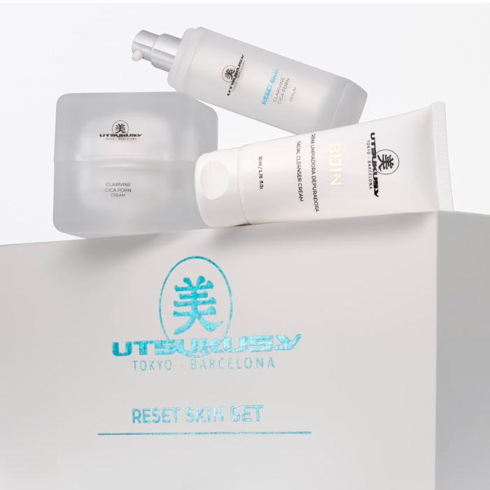 Utsukusy RESET SKIN DAILY rinkinys "Stiklo odos efektas"