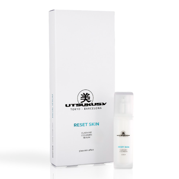 Utsukusy RESET SKIN DAILY veido odos serumas "Stiklinės odos efektas" 30ml
