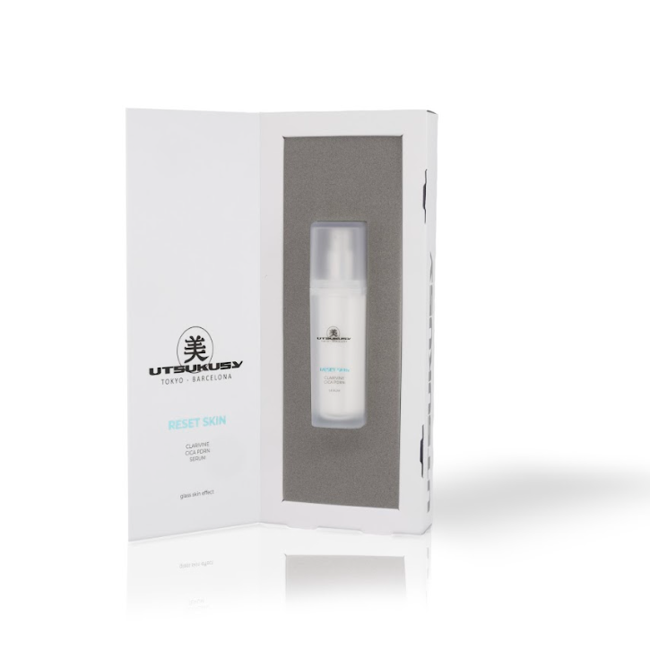 Utsukusy RESET SKIN DAILY veido odos serumas "Stiklinės odos efektas" 30ml