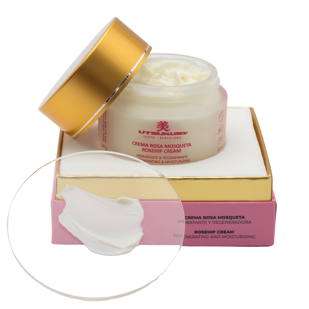 UTSUKUSY ROSEHIP REGENERUOJANTIS-DRĖKINANTIS SPF12 VEIDO KREMAS +30M., 50ML