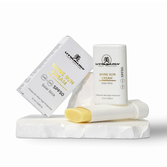 Utsukusy SPF50 pieštukinis apsauginis kremas nuo saulės, 15ml