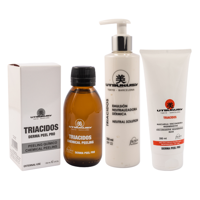 UTSUKUSY PROFESIONALUS CHEMINIO VEIDO ŠVEITIMO RINKINYS TRIACIDOS DERMA PEEL PRO PROFESSIONAL